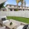 private patio and fenced in yard
