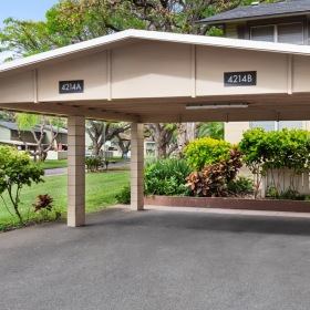 A perfect fit for the whole family covered parking